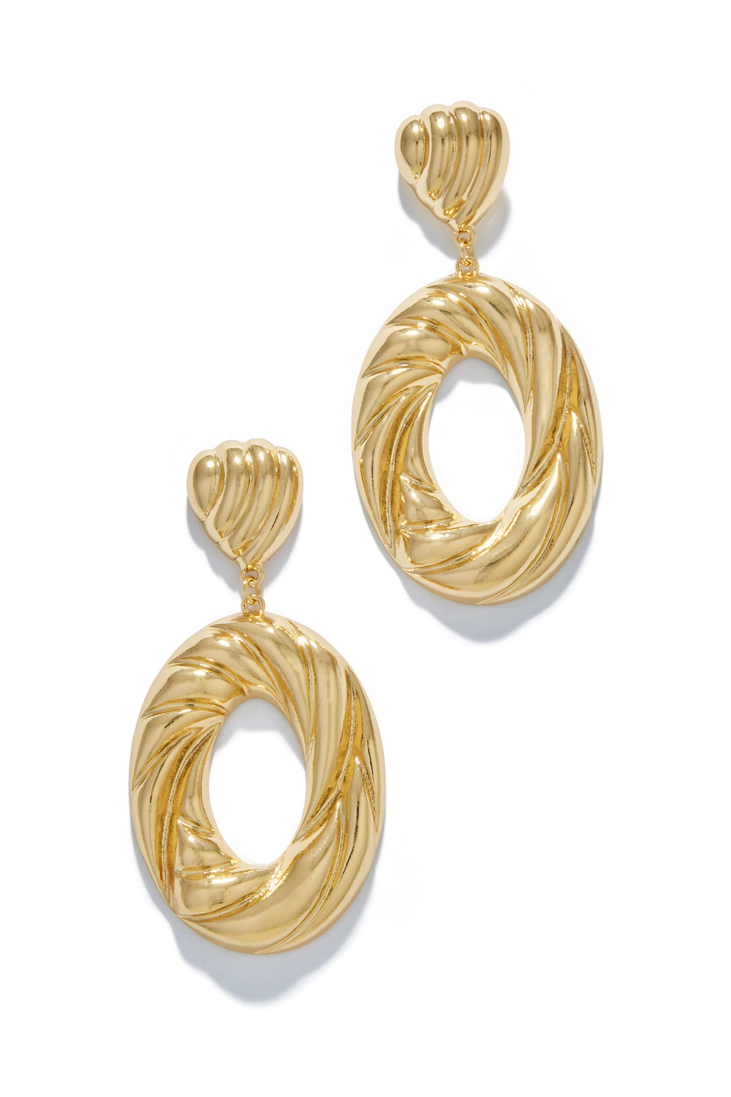 Nala Dangle Statement Earring - Gold